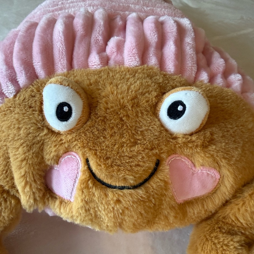 Plush Hermit Crab Pillow - Picture 4 of 7